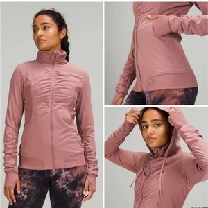 Lululemon spiced chai beyond the studio reversible jacket size 8